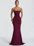 Celeste Maxi Dress Burgundy